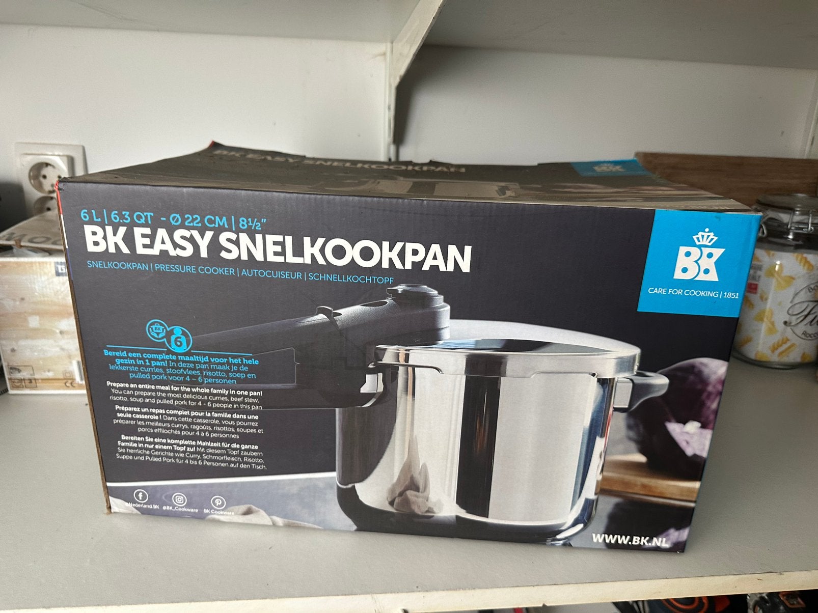 Snelkookpan BK, Ophalen, Snelkookpan, BK, Rvs