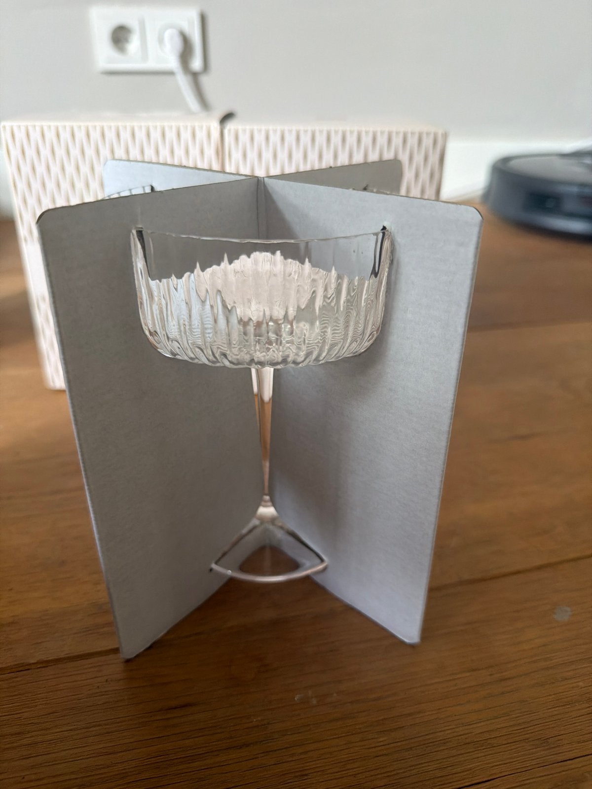 Nespresso x Fusalp champagneglazen - nieuw in doos, Nieuw, Ophalen of Verzenden, Overige merken, Glas