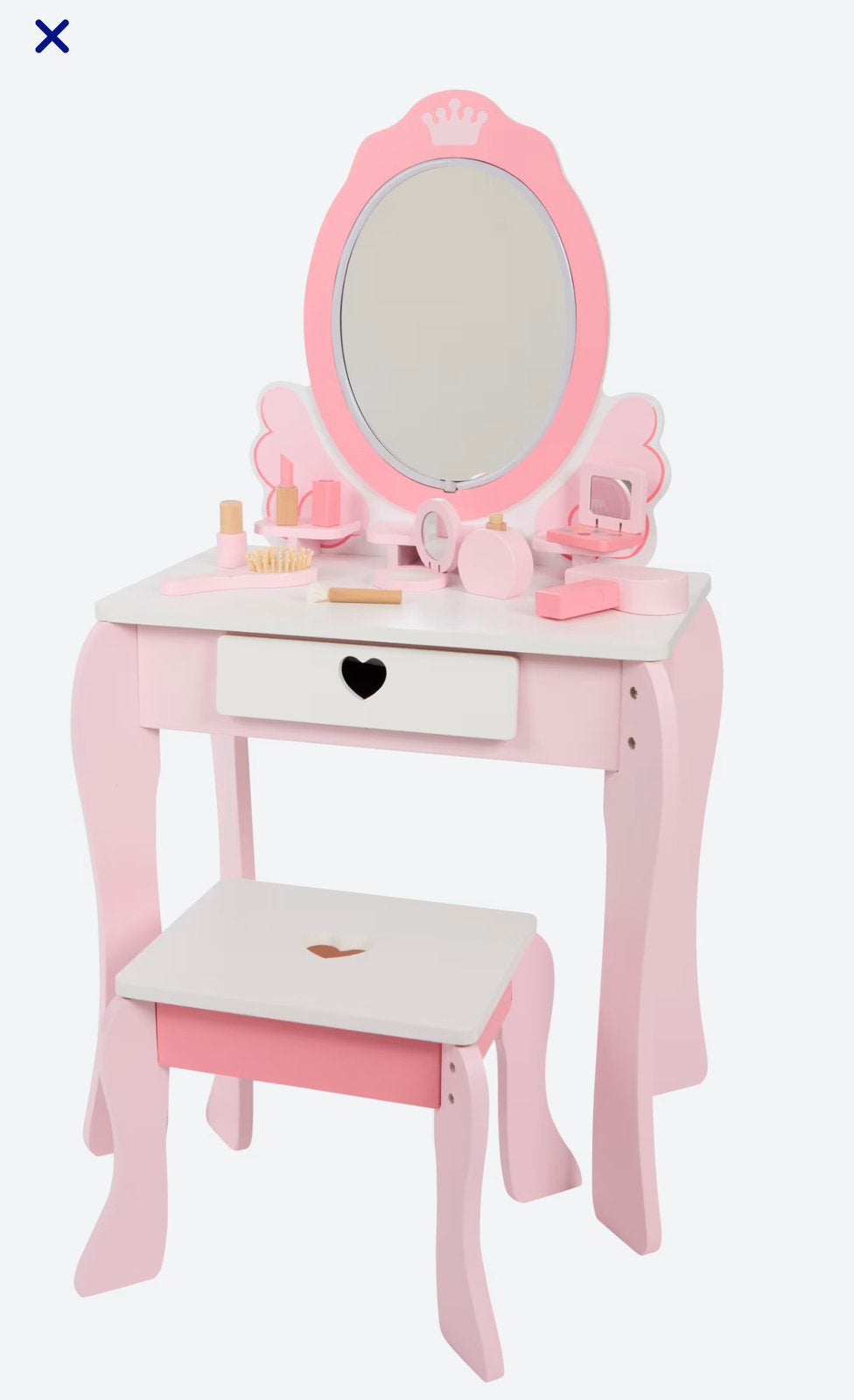 Makeuptafeltje, Ophalen, Zo goed als nieuw, 50 tot 100 cm, Minder dan 100 cm