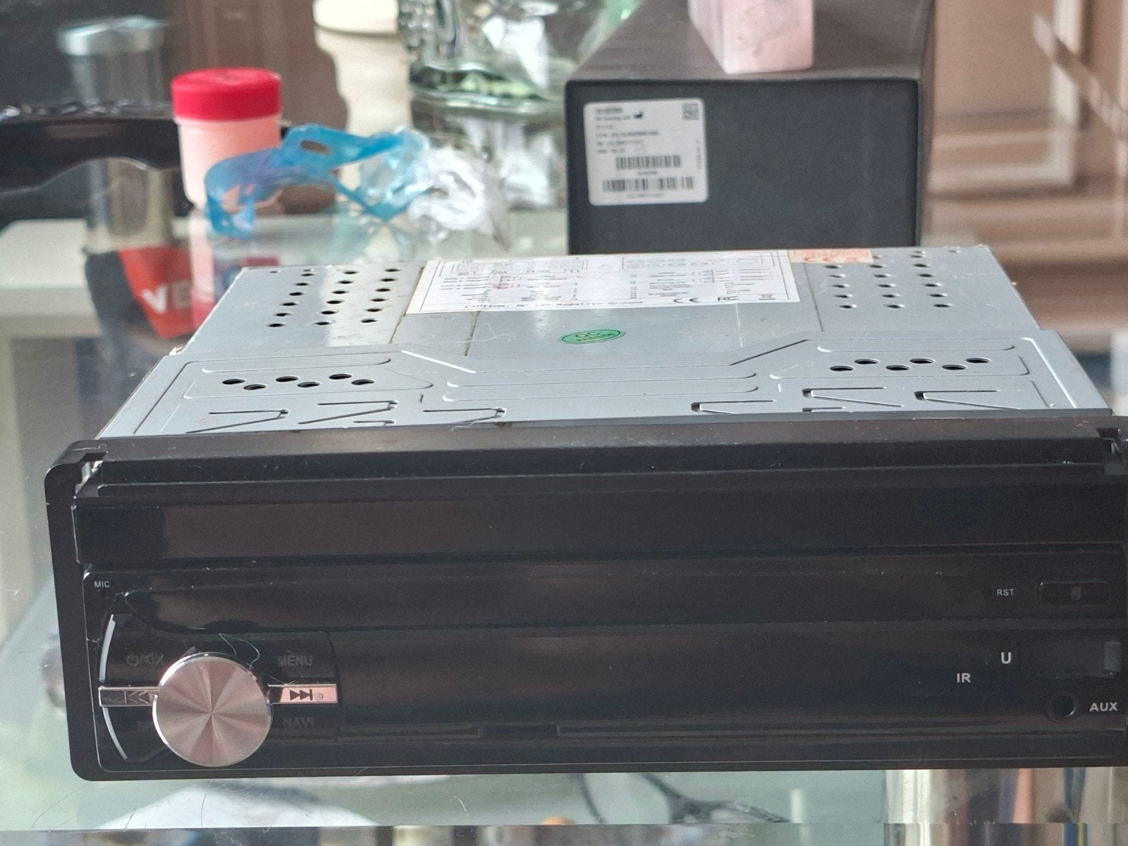 Auto radio met USB en AUX ingang, Ophalen of Verzenden, Gebruikt