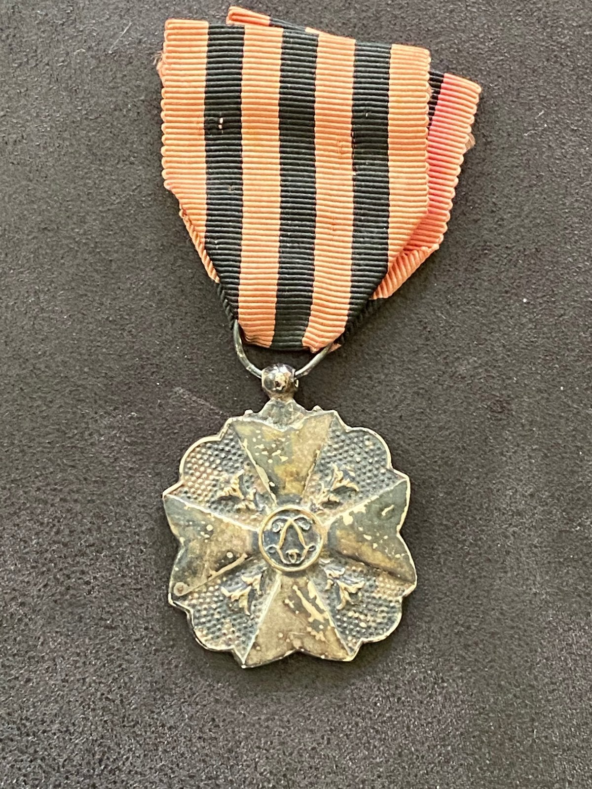 Belgische burgerlijke medaille zilver, Verzamelen, Militaria | Tweede Wereldoorlog, Ophalen of Verzenden, Overige gebieden, Lintje, Medaille of Wings