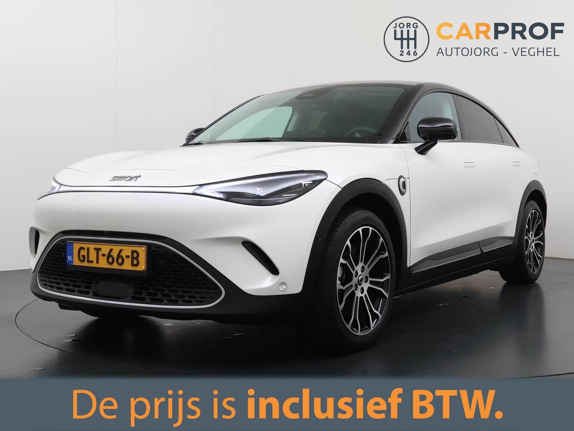smart #3 Premium 66 kWh Trekhaak | 360 Camera | Stoelverwarm, Auto's, Automaat, Achterwielaandrijving, Gebruikt, Zwart