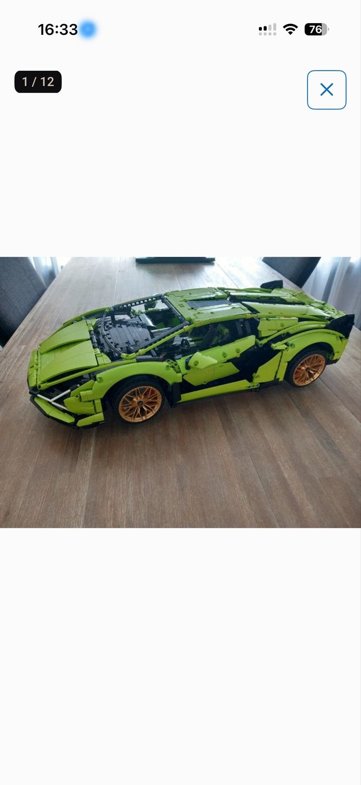 LEGO Technic Lamborghini Sián FKP 37 (42115), Ophalen, Zo goed als nieuw, Overige merken