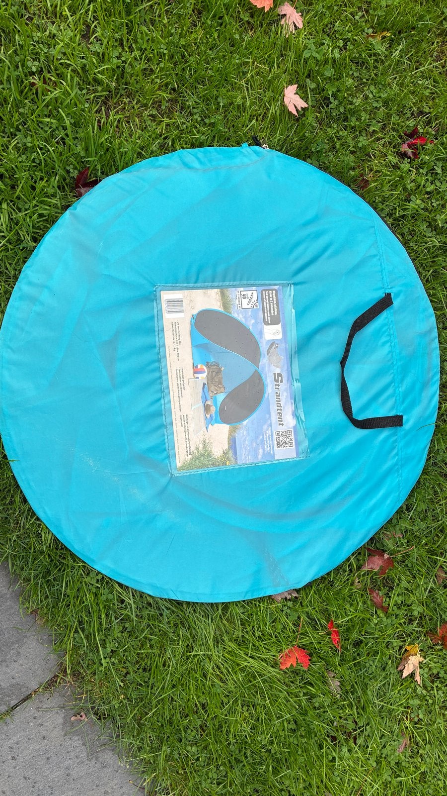 Strandtent / Pop-up tent - Blauw, Ophalen, Gebruikt, Tot en met 2