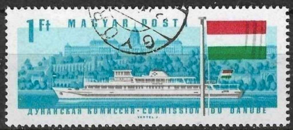 Hongarije 1967 - Yvert 1891 - Sessie Donnaucommisie (ST), Verzenden, Gestempeld