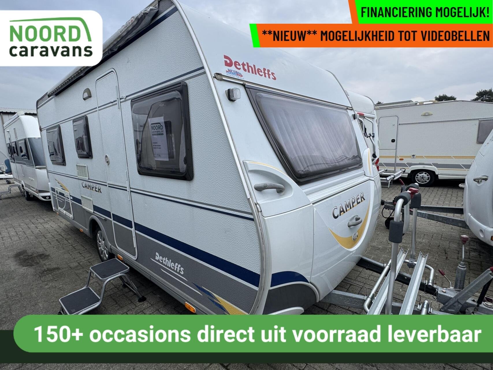 Dethleffs CAMPER 510V, ENKELE BEDDEN, RONDZIT,MOVER,VOORTENT, Rondzit, Bedrijf, Hordeur, Tot en met 4