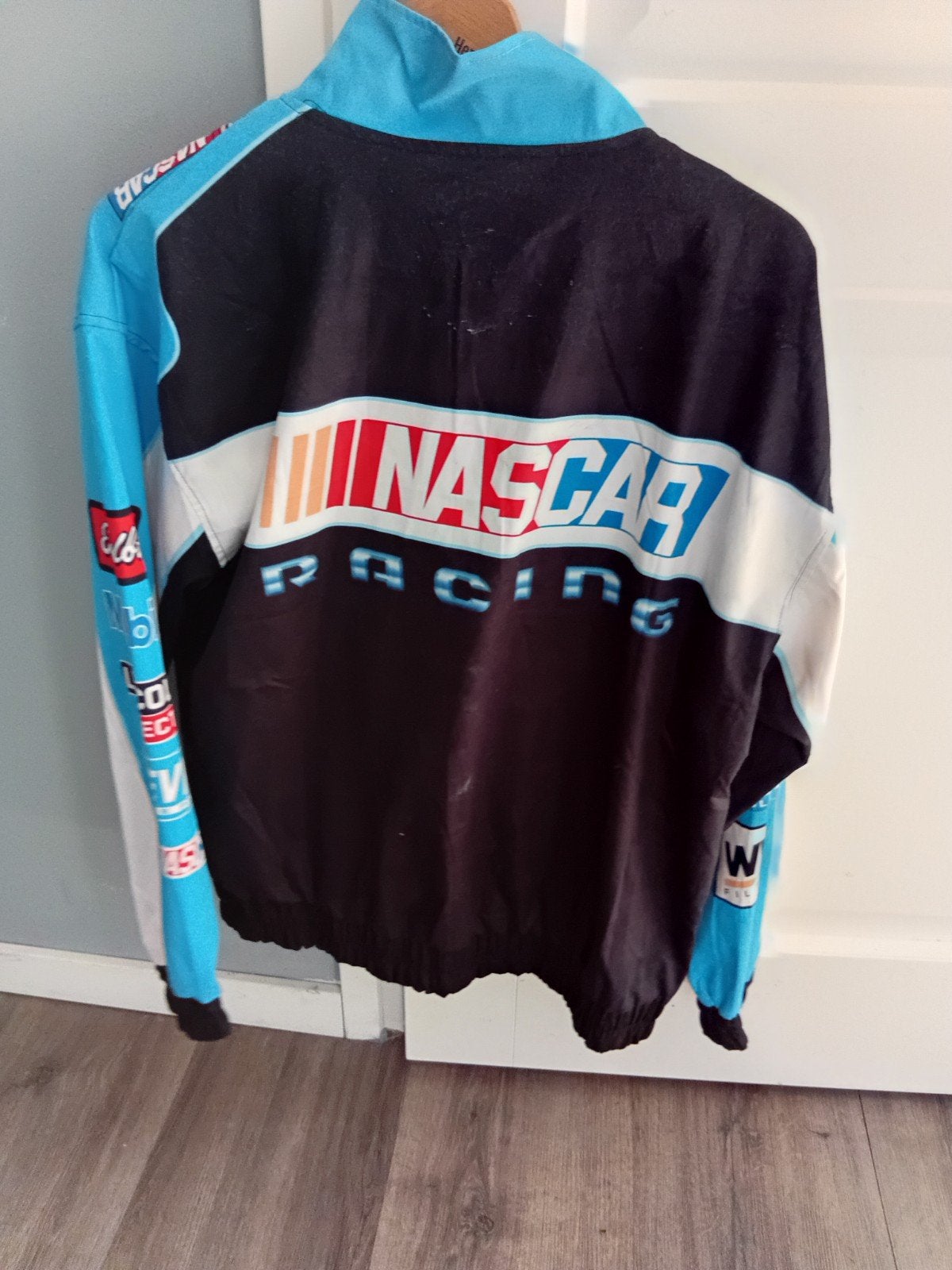 Mooi Nascar draagjasje maat L, weinig gedragen, Ophalen, Zo goed als nieuw, Meerkleurig