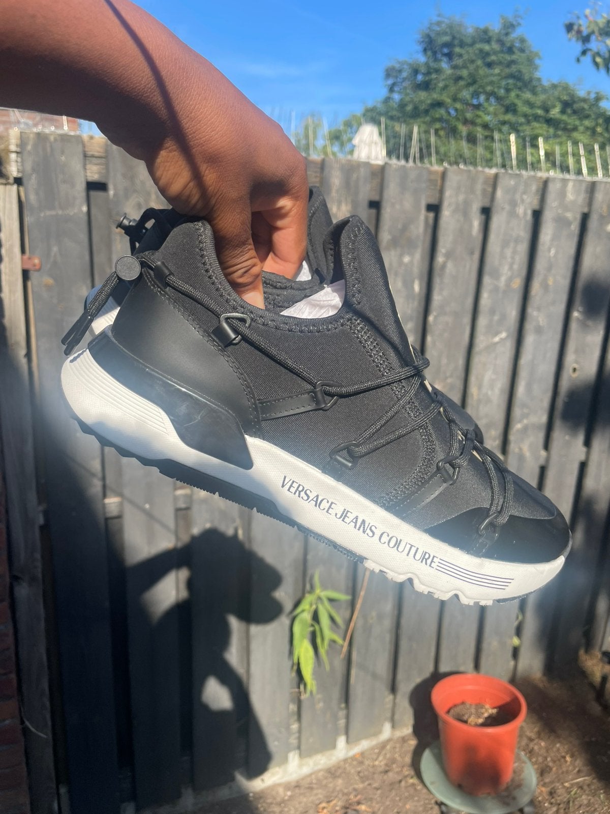 Versace Jeans, Zwart, Nieuw, Ophalen of Verzenden, Sneakers of Gympen