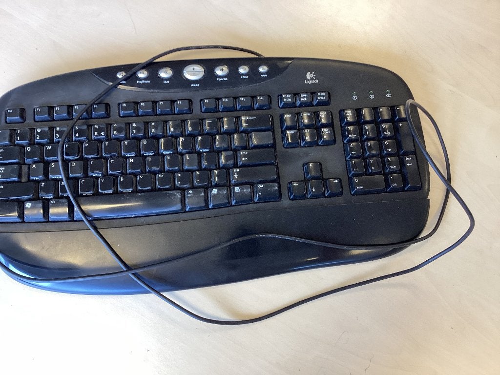 Keyboard voor computer, Ophalen, Gebruikt, Qwerty, Logitech toetsenbord