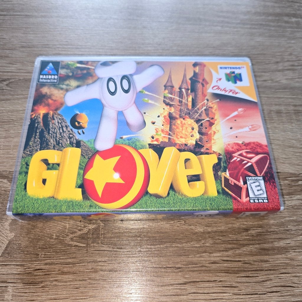 Glover N64 Game Case, Spelcomputers en Games, Games | Nintendo 64, Zo goed als nieuw, 1 speler, Vanaf 3 jaar, Verzenden