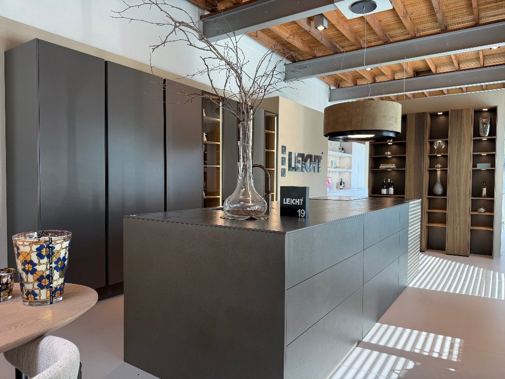 Exclusieve LEICHT showroomkeuken | Miele | Dekton | Steel, Ophalen, Overige materialen, Overige typen, Nieuw