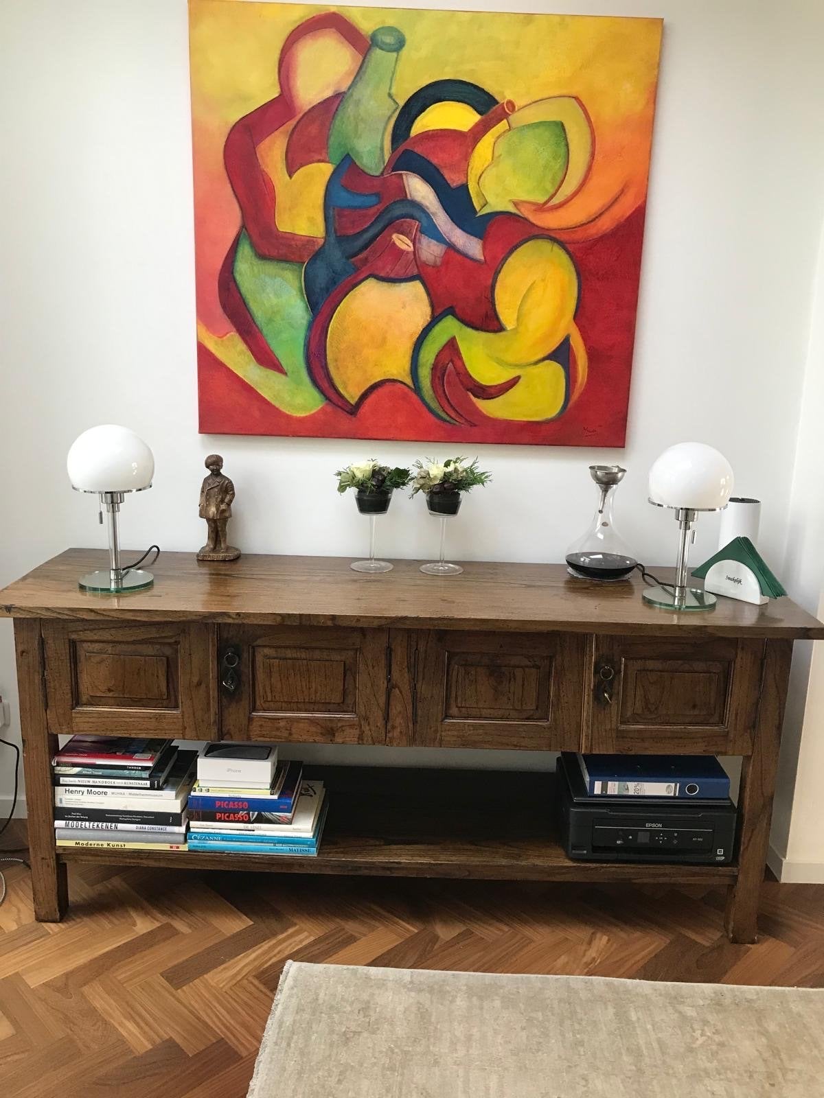 Eiken sidetable / dressoir in perfecte staat, Ophalen, Eikenhout, Zo goed als nieuw, 150 tot 200 cm