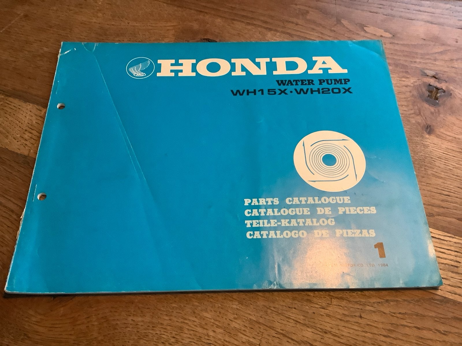 Honda Waterpomp WH15X-WH20X Onderdelencatalogus, Tuin en Terras, Verzenden, Zo goed als nieuw, Overige typen