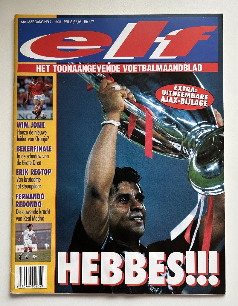 Voetbal Magazine ELF 1995 nr. 7, Ophalen of Verzenden, Zo goed als nieuw, Overige binnenlandse clubs, Boek of Tijdschrift
