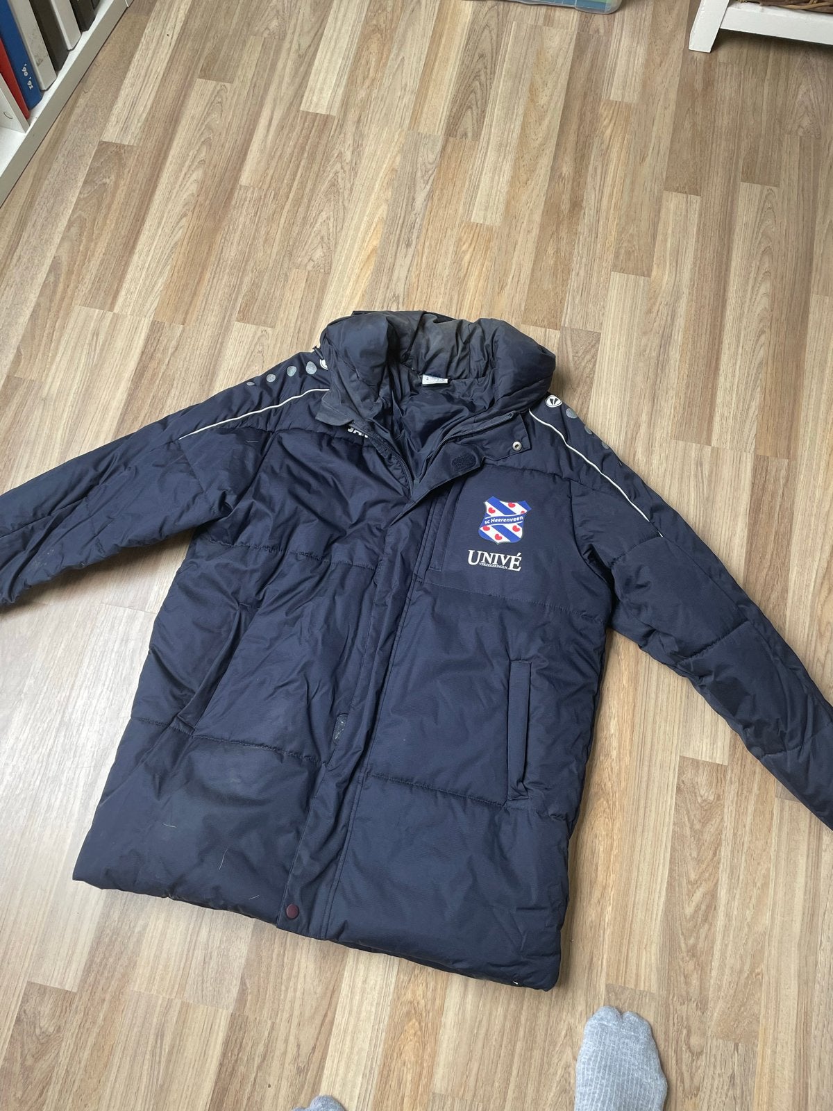 Jako SC Heerenveen Winterjas - Maat L/XL, Ophalen of Verzenden, Gedragen, Maat 52/54 (L), Blauw