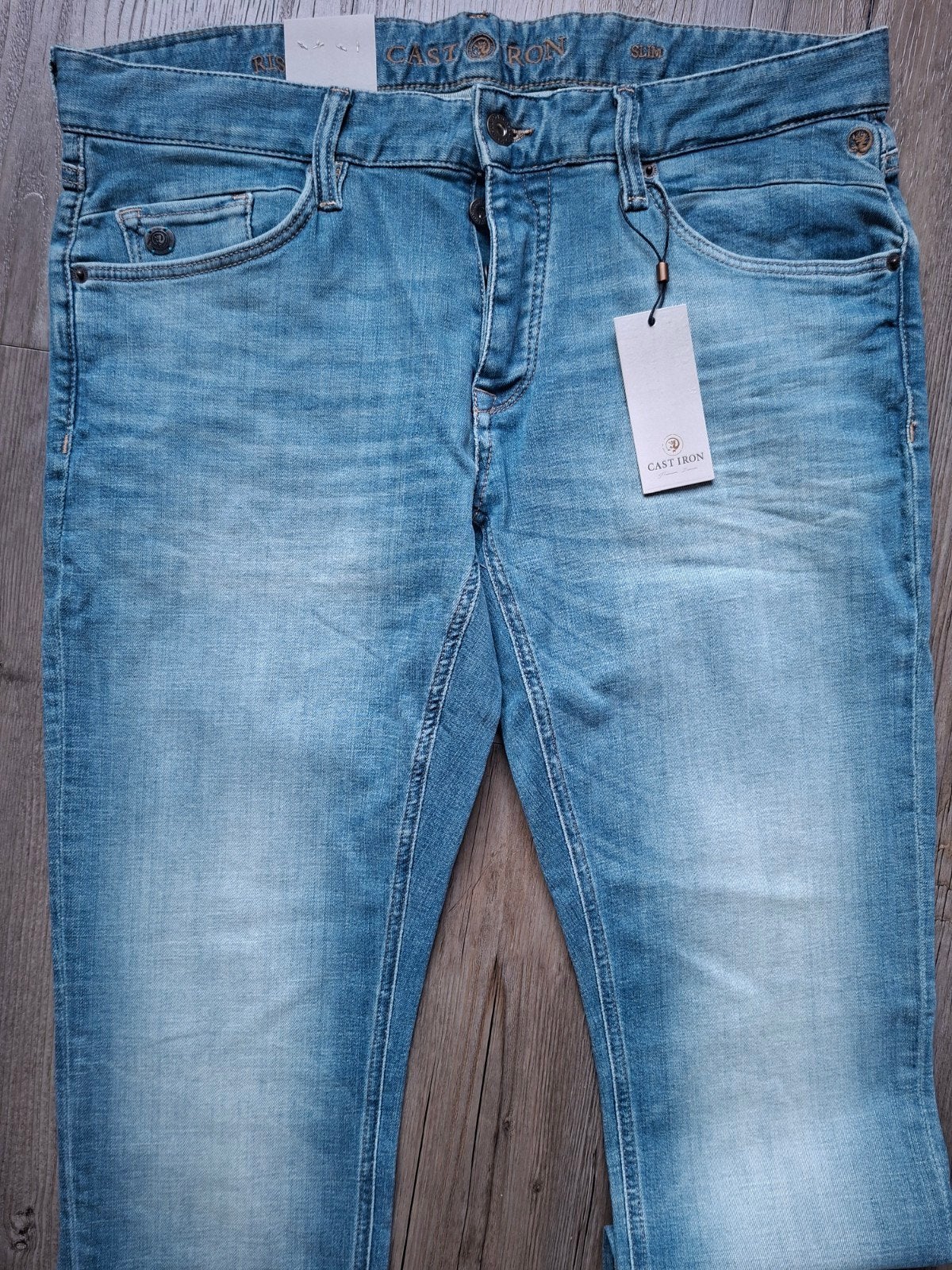 Cast Iron Riser slimfit jeans W36 L32, W36 - W38 (confectie 52/54), Blauw, Nieuw, Ophalen of Verzenden