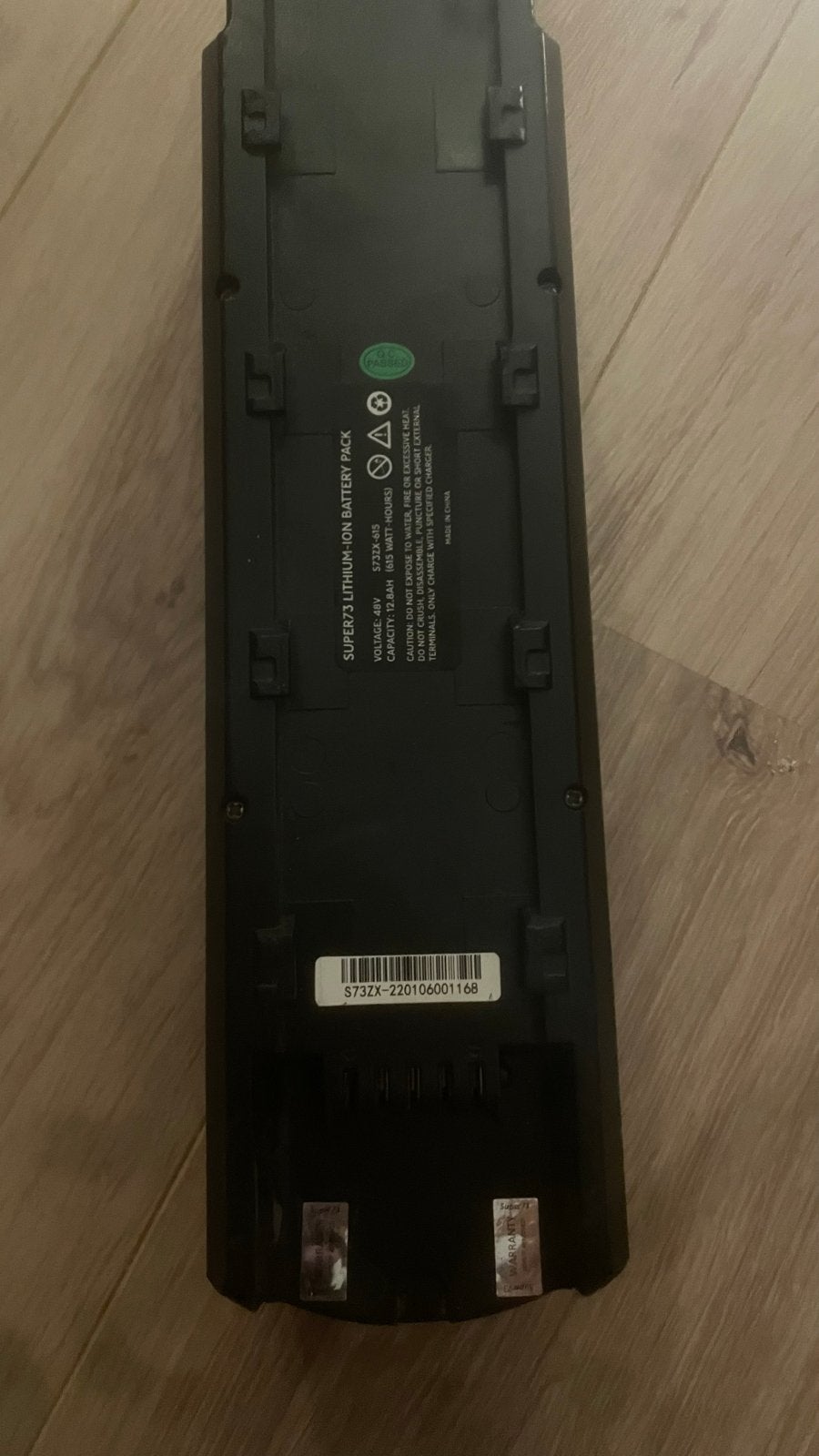Super73 ZX Accu met sleutel (zonder oplader), Fietsen en Brommers, Fietsaccessoires | Fietsaccu's, Ophalen, Gebruikt