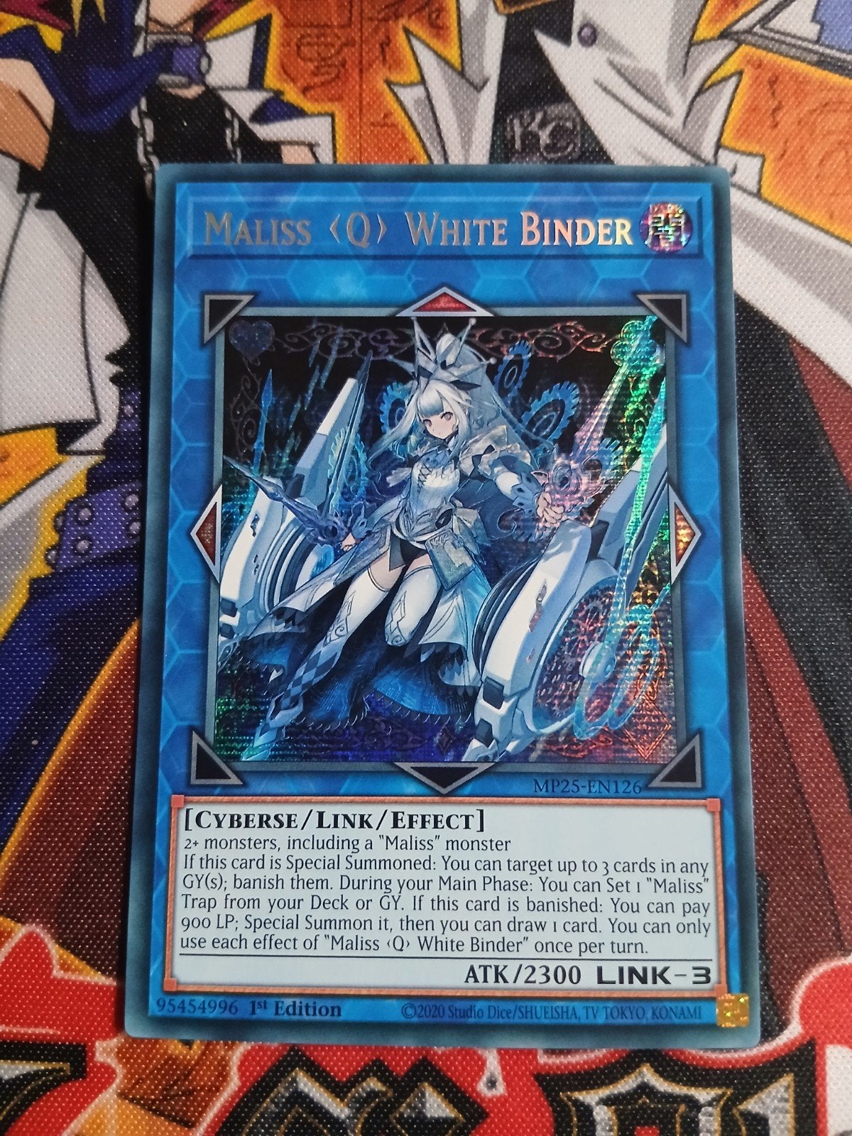 Maliss Q White Binder - Secret Rare MP25 - Yu-Gi-Oh, Hobby en Vrije tijd, Verzamelkaartspellen | Yu-gi-Oh!, Ophalen of Verzenden