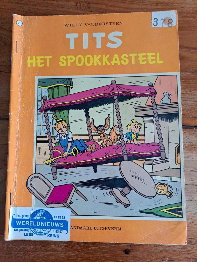 Tits Het Spookkasteel - Willy Vandersteen stripboek, Eén stripboek, Ophalen of Verzenden, Gelezen, Willy Vandersteen