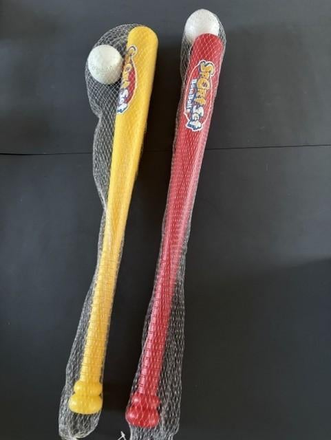 honkbalknuppel plastic met bal 2 sets samen, Sport en Fitness, Ophalen of Verzenden, Nieuw, Honkbal, Knuppel