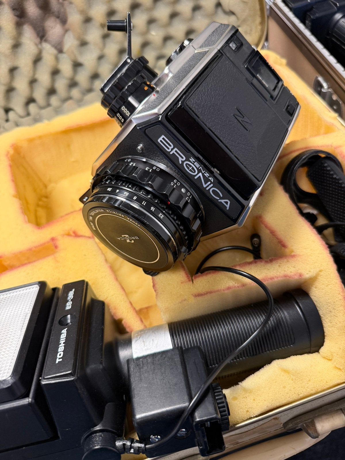 Zenza Bronica EC 6x6 middenformaat analoge camera, Ophalen, Zo goed als nieuw, Spiegelreflex, Overige Merken