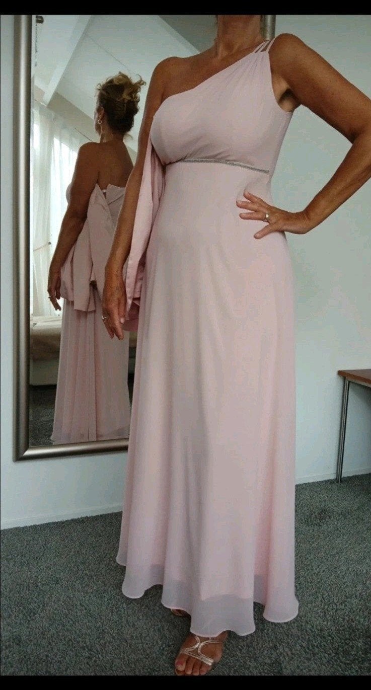 Elegante Roze Avondjurk - Maat 40, Maat 42/44 (L), Nieuw, Ophalen of Verzenden, Onbekend