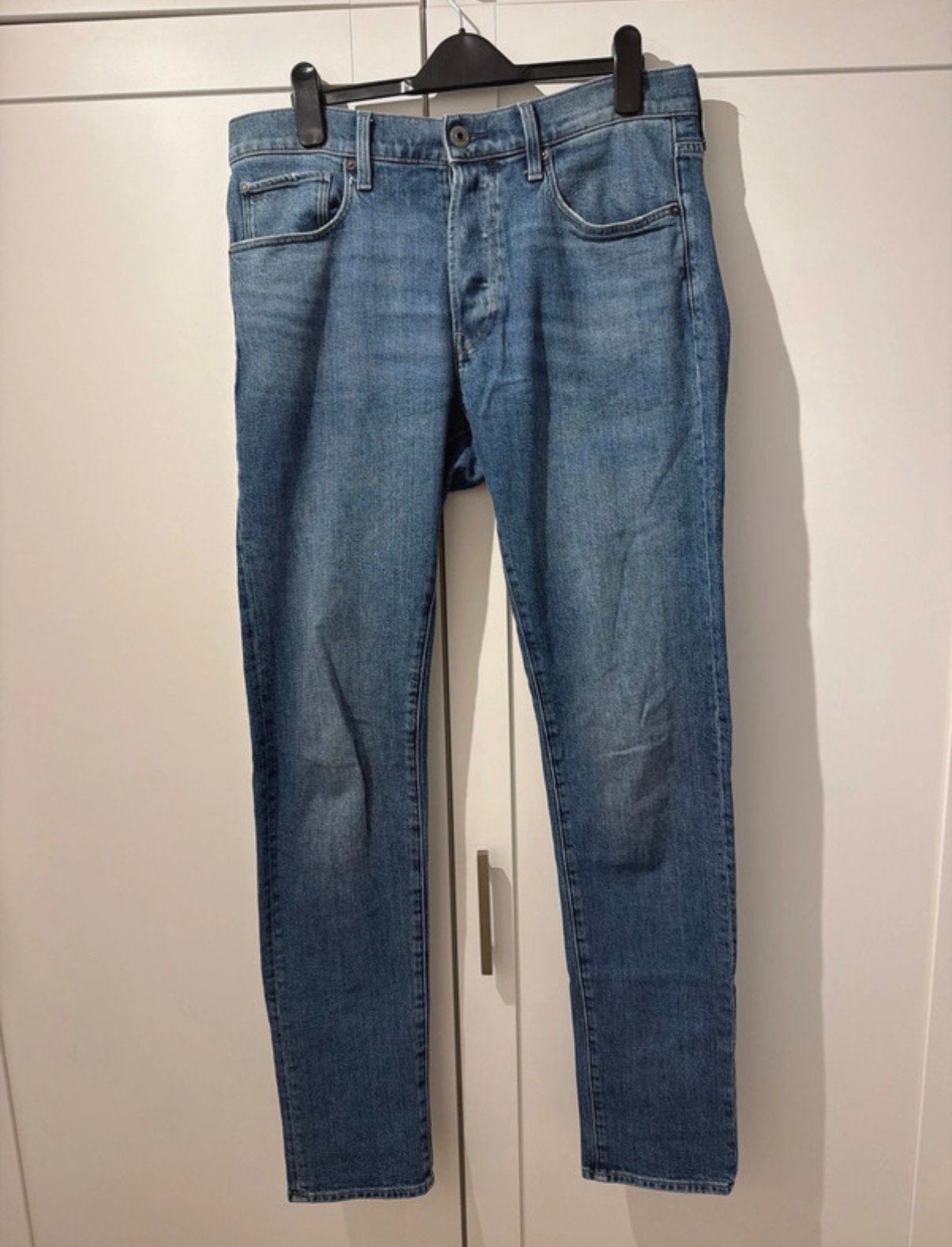 Heren jeans g-star maat 32/34, Verzenden, Zo goed als nieuw, Blauw, W32 (confectie 46) of kleiner