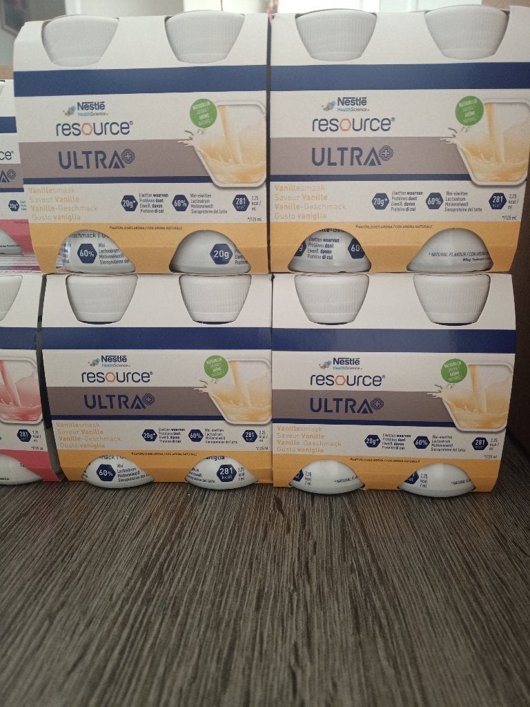 Resource Ultra drinkvoeding 125 ml flesjes., Diversen, Ophalen of Verzenden, Nieuw
