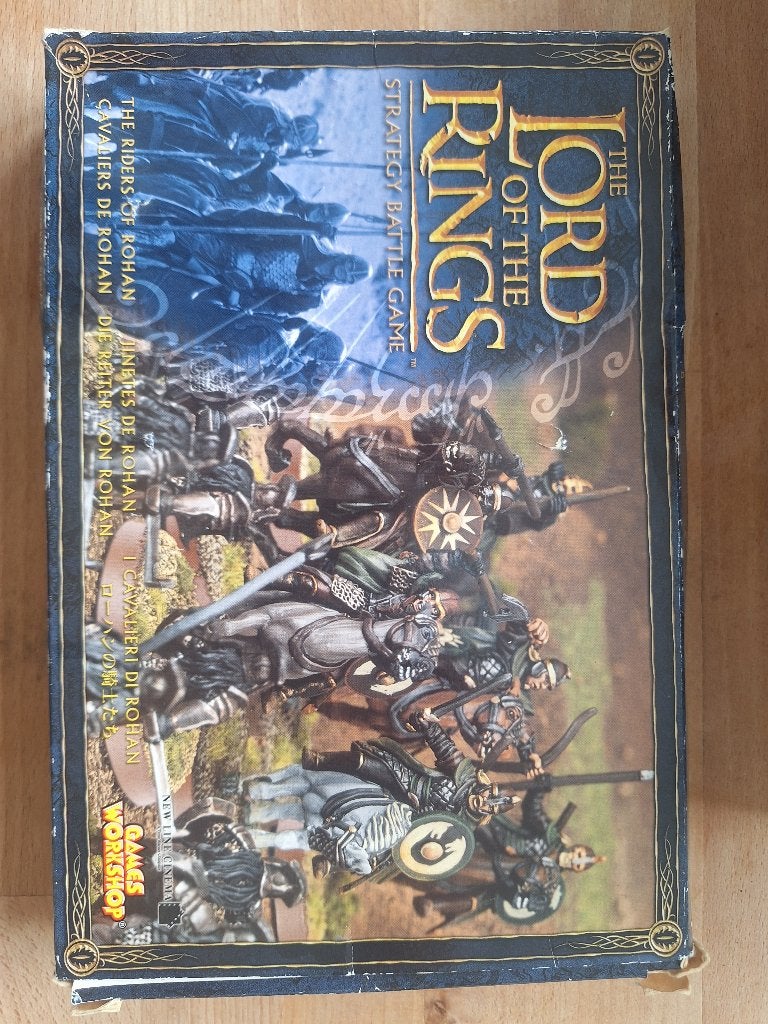 Lord of the Rings 6 Riders of Rohan ongeschilderd, Ophalen of Verzenden, Zo goed als nieuw, Lord of the Rings, Figuurtje(s)