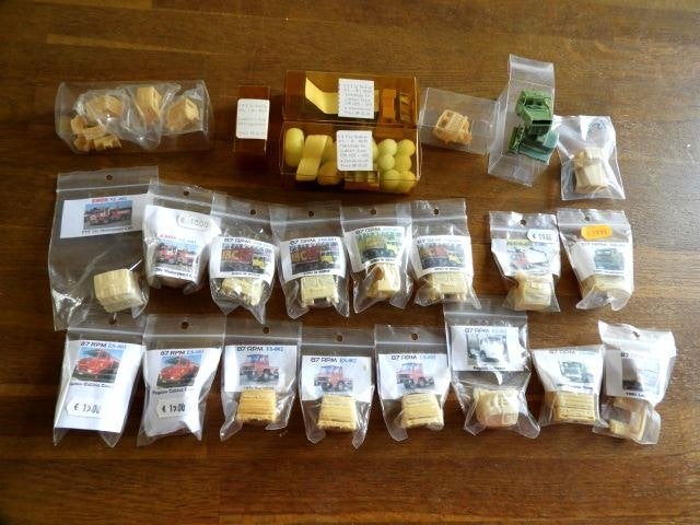 Bijzondere cabine's, 25 stuks, resin, Hobby en Vrije tijd, Ophalen, Zo goed als nieuw, Bus of Vrachtwagen, Overige merken