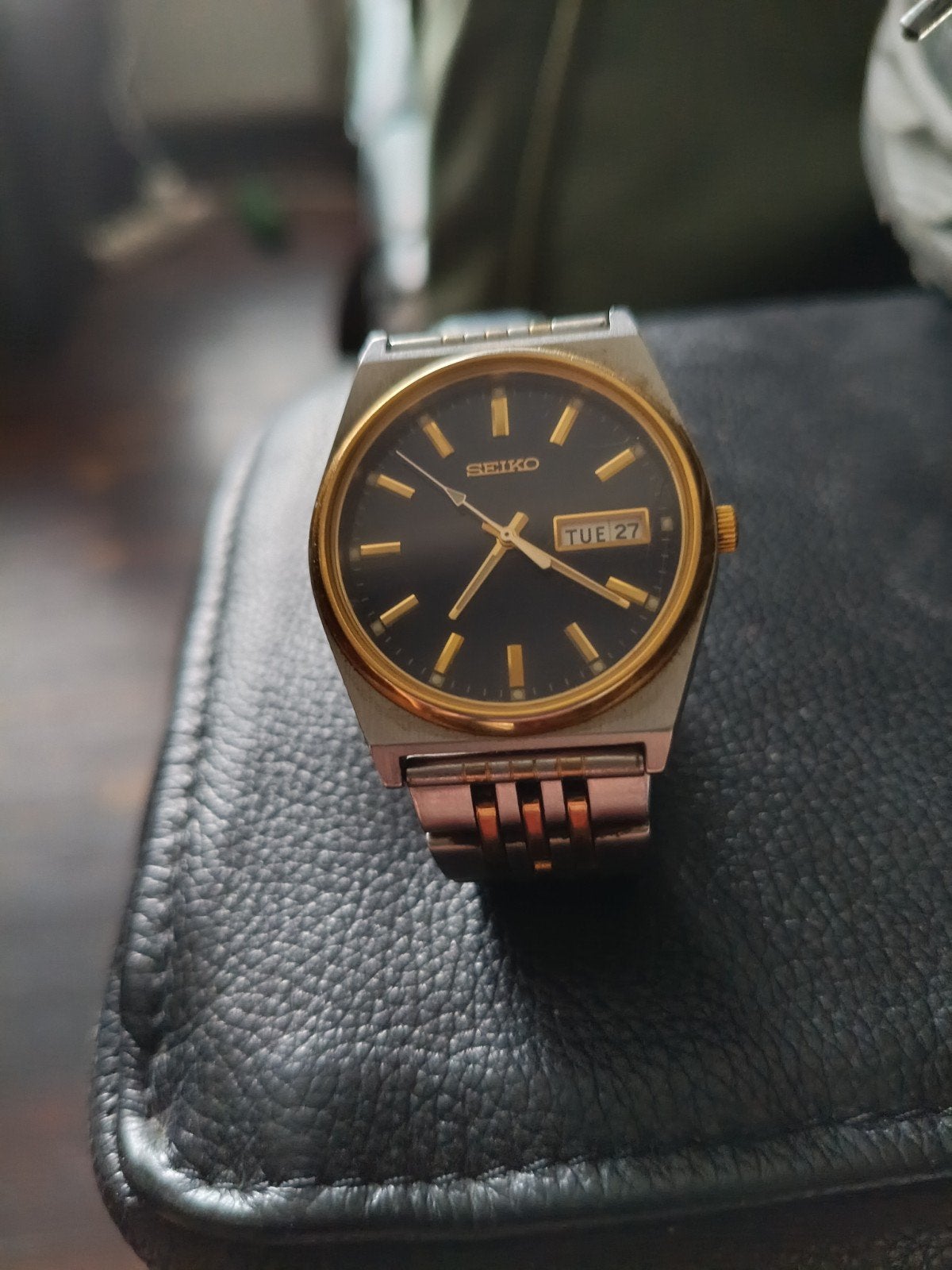 Seiko vintage, Sieraden, Tassen en Uiterlijk, Horloges | Heren, Ophalen of Verzenden, Gebruikt, Staal, Seiko