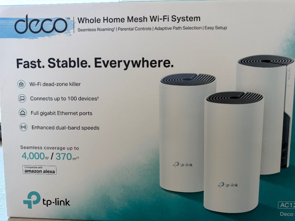 3 witte wifi versterker TP-link Deco te koop, Computers en Software, WiFi-versterkers, Zo goed als nieuw, Ophalen of Verzenden