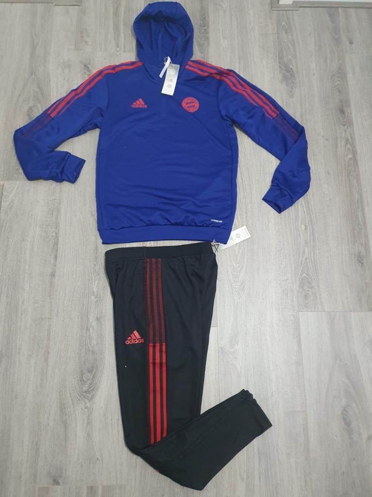Adidas Bayern München Trainingspak Maat S hoodie broek, Blauw, Nieuw, Ophalen of Verzenden, Adidas