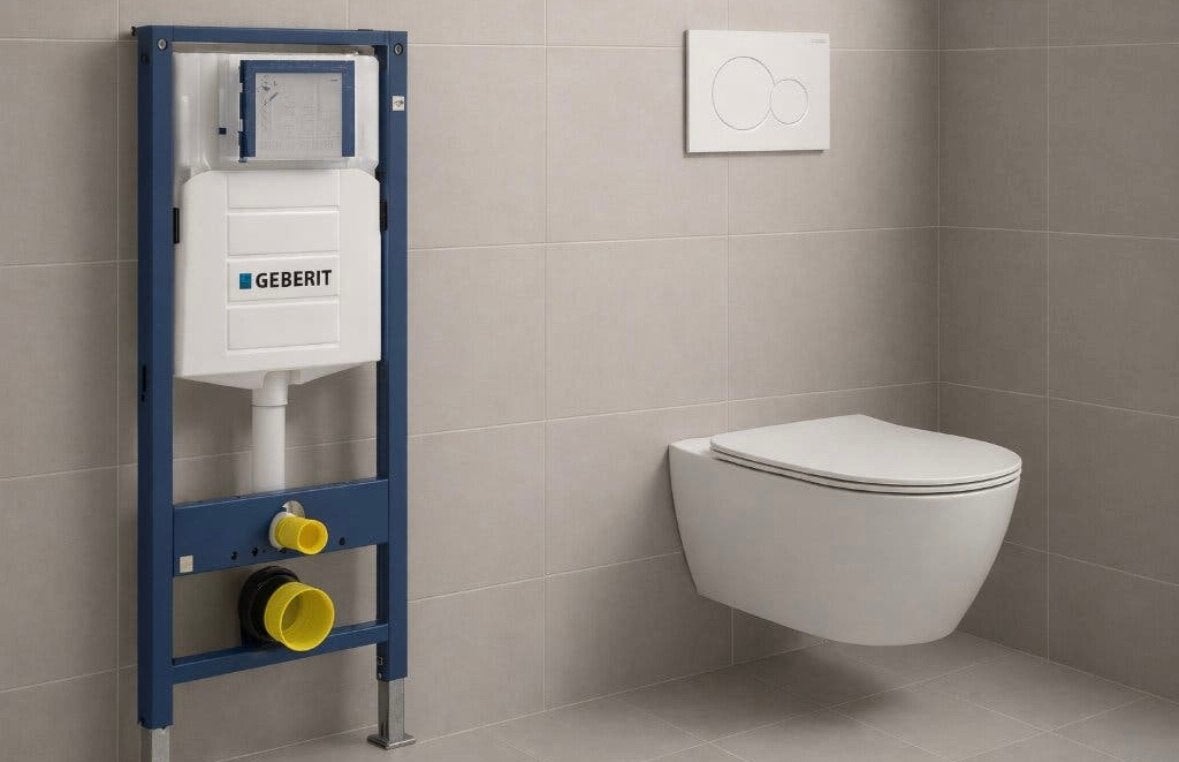 Geberit UP320 set compleet, Ophalen of Verzenden, Zo goed als nieuw