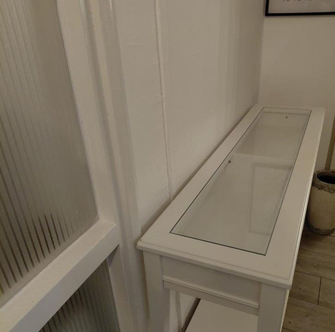 witte sidetable, Huis en Inrichting, Ophalen, Gebruikt
