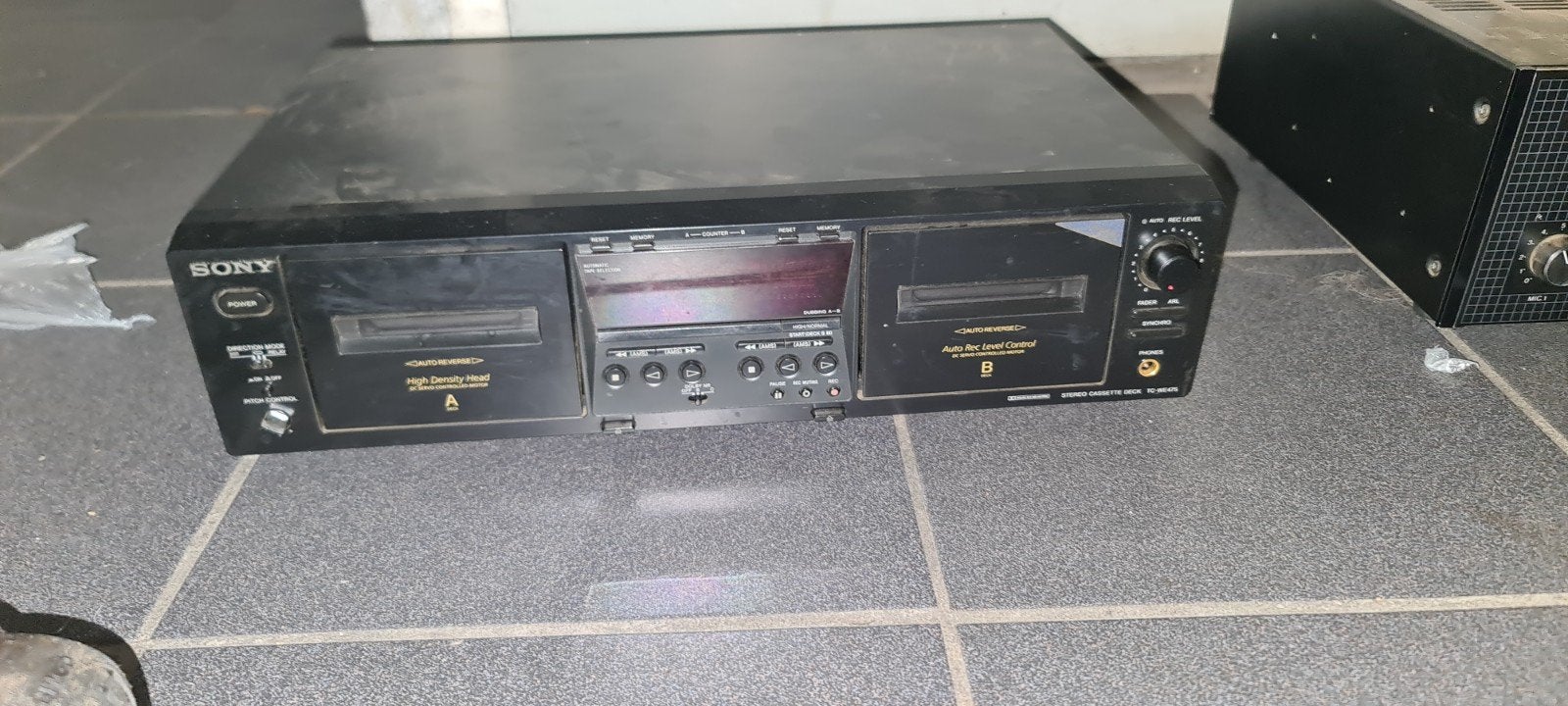 Sony Dubbel Cassettedeck - Vintage Audio, Ophalen, Dubbel, Sony, Tape counter