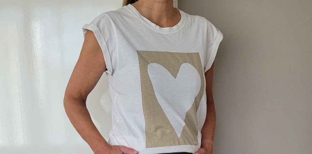 Erg mooie 10days top M met hart goud gouden shirt, Kleding | Dames, Tops, Verzenden