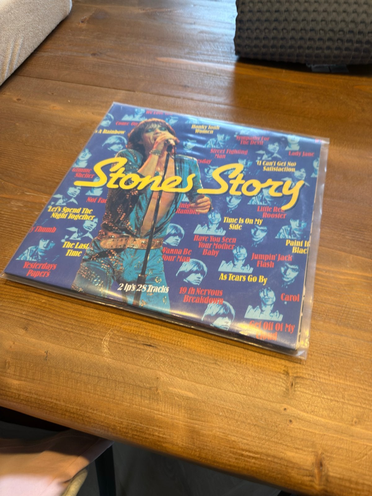 The Rolling Stones - Stones Story (2 LP's, 28 Tracks), Cd's en Dvd's, Gebruikt, Ophalen of Verzenden, Classic Rock, 12 inch
