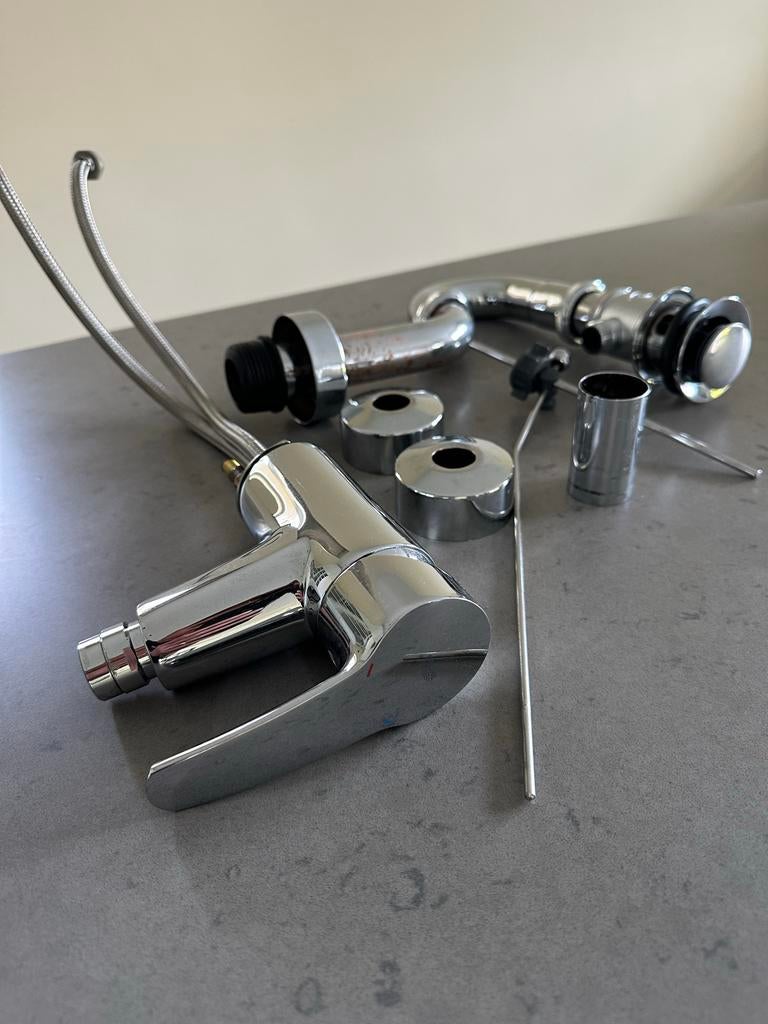 Duravit bidet met Grohe kraan - Zo goed als nieuw, Ophalen, Zo goed als nieuw, Chroom, Toilet