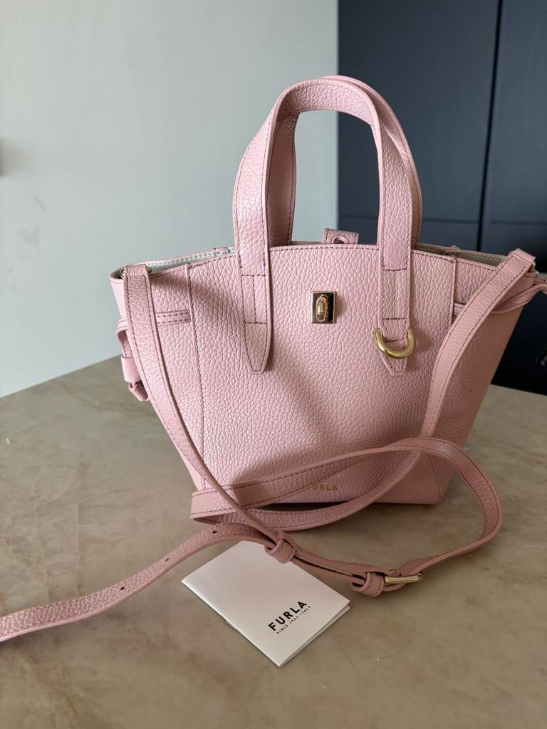 Furla tas, Ophalen of Verzenden, Zo goed als nieuw, Roze, Schoudertasje