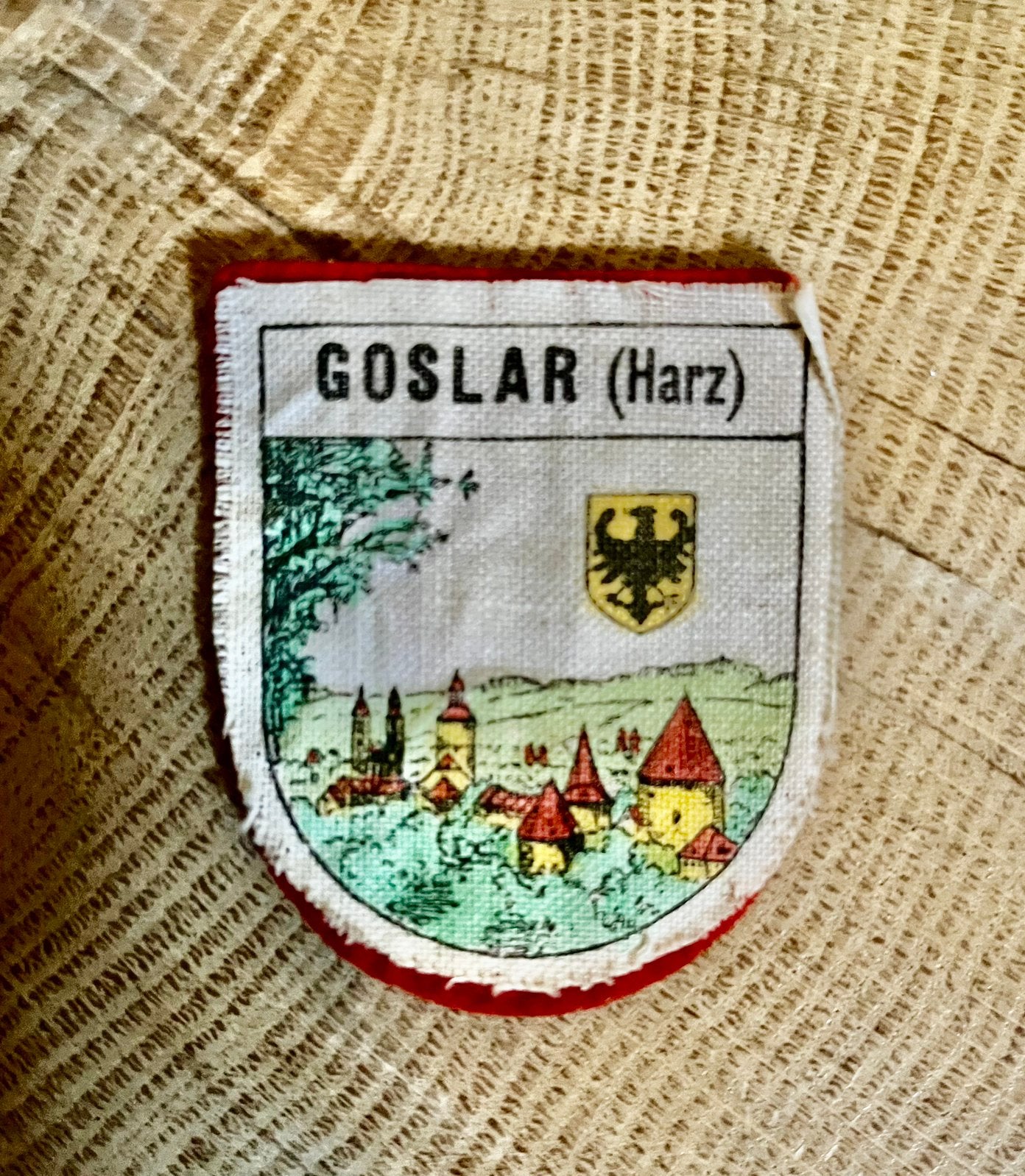 vintage patch van Goslar ( Harz), Ophalen of Verzenden, Zo goed als nieuw
