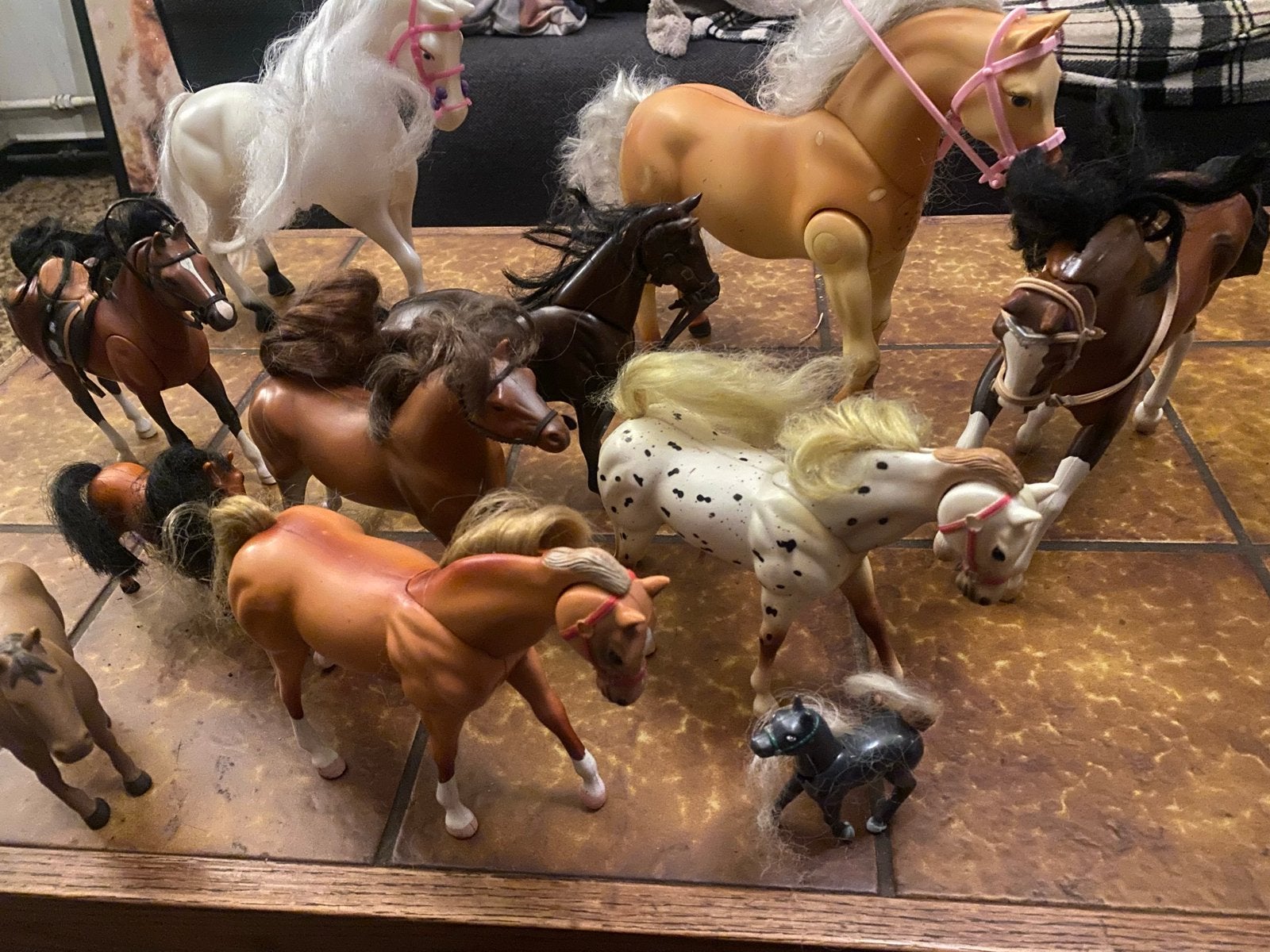 Grote collectie paardenspeelgoed - diverse paarden, Ophalen of Verzenden, Gebruikt