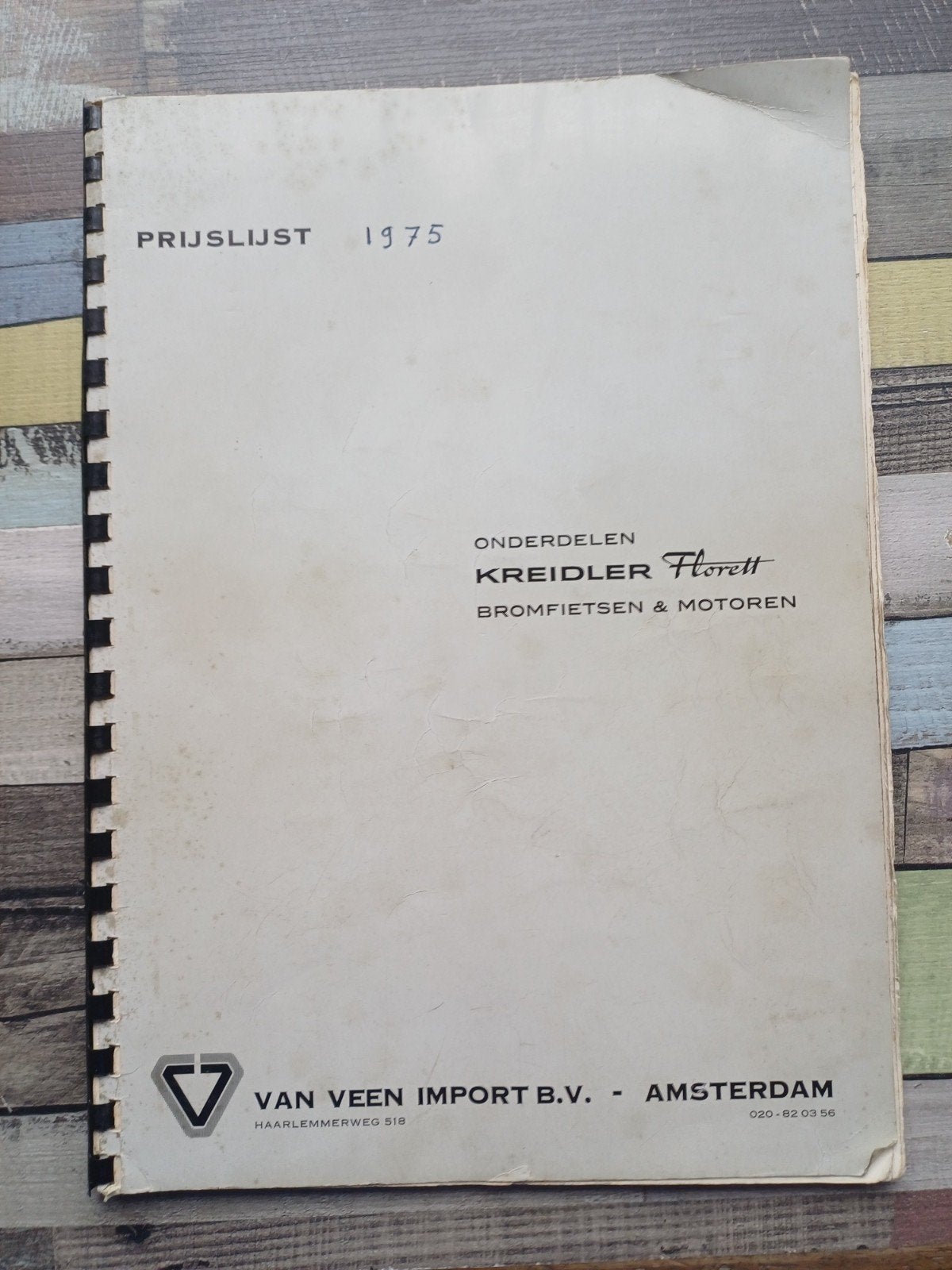 Kreidler onderdeel boeken  74  75  mp3, Fietsen en Brommers, Ophalen of Verzenden, Gebruikt, Overige typen