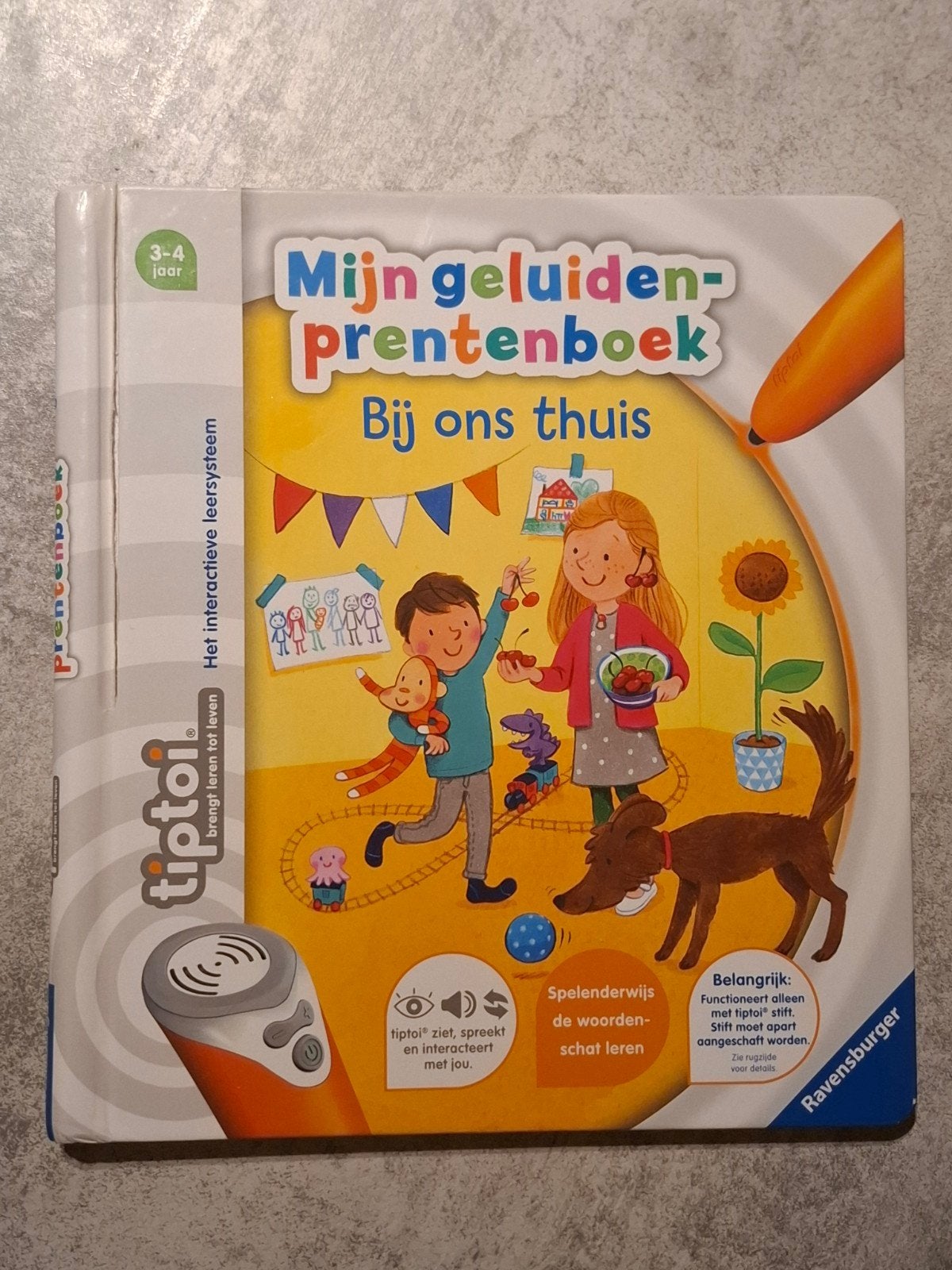 Bij ons thuis - Mijn geluiden- prentenboek, Ophalen of Verzenden, Gebruikt, Ontdekken, Met geluid