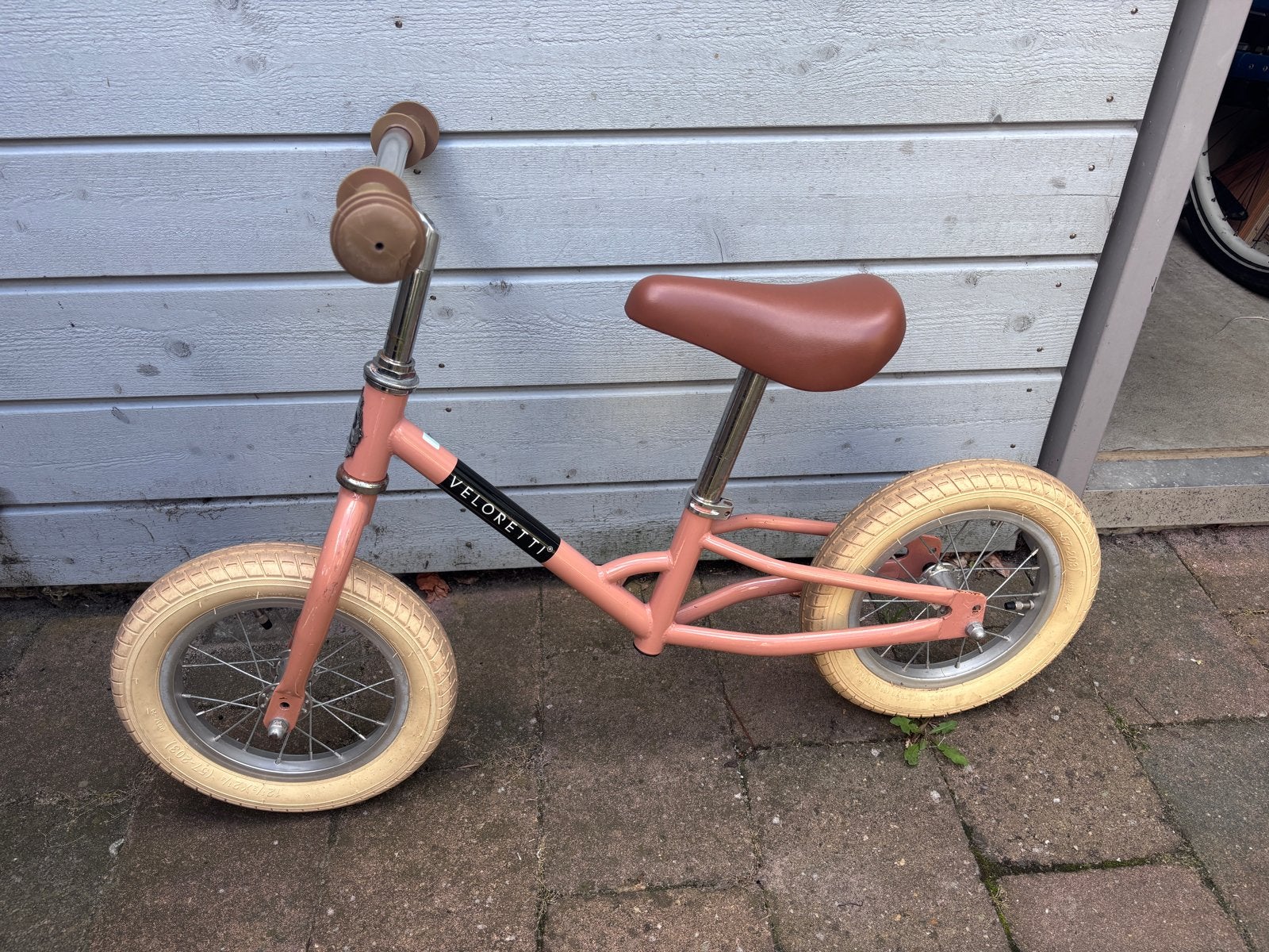Veloretti loopfiets - Roze, Ophalen, Gebruikt, Minder dan 16 inch
