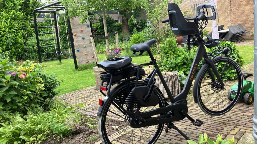 Bobike Kinderzitje voorzijde fiets incl scherm, Ophalen, Voorzitje, 0 t/m 13 kg, Gebruikt