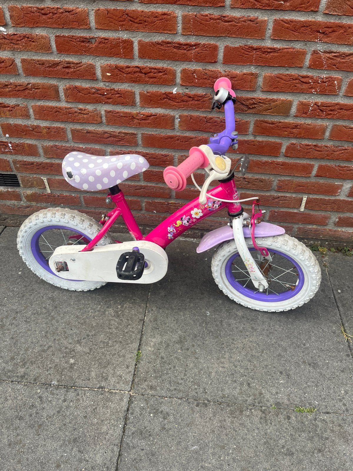 Kinderfietsje, Fietsen en Brommers, Fietsen | Kinderfietsjes, Ophalen, Terugtraprem, Zijwieltjes, Gebruikt