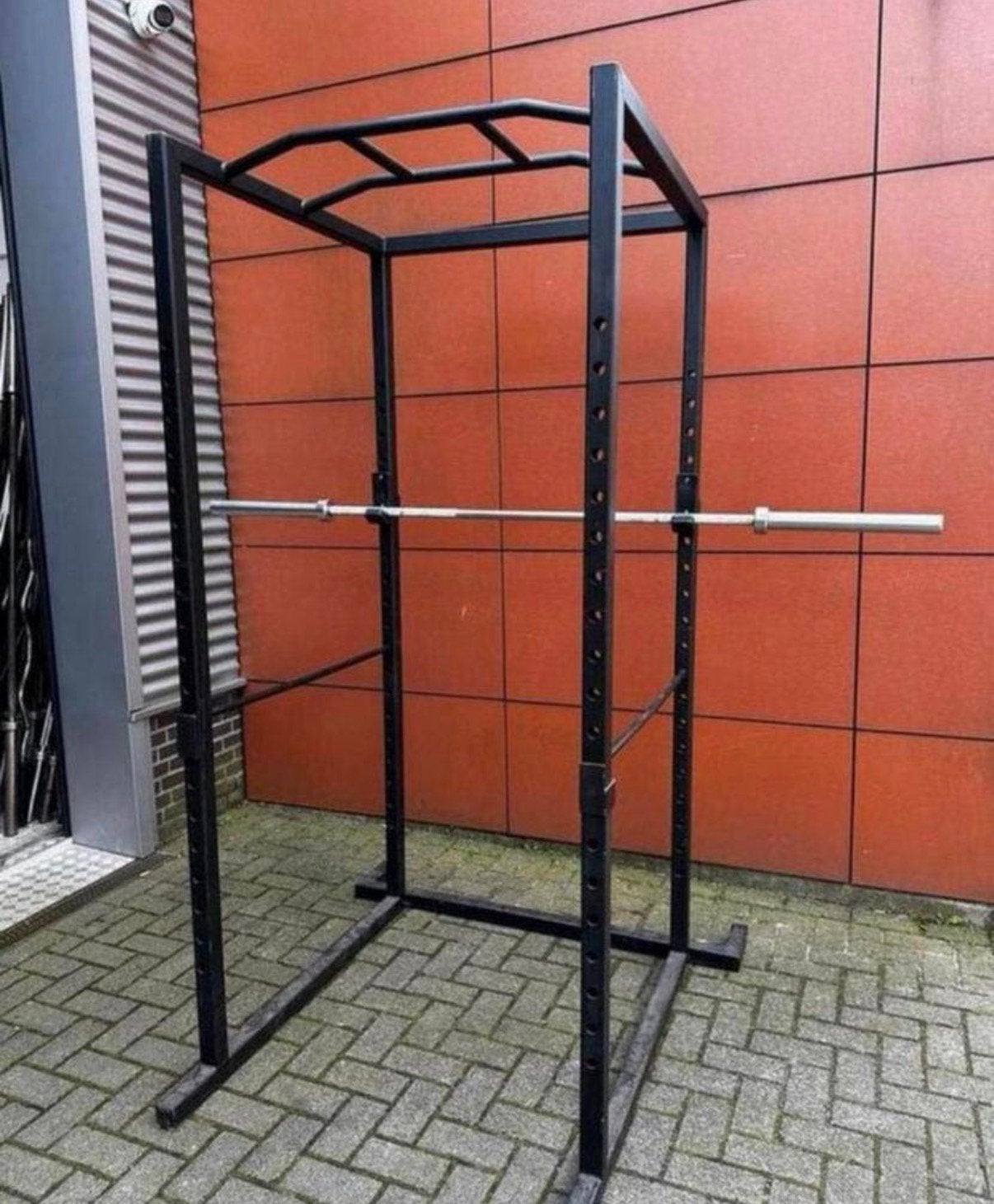 Power rack met Nieuw Bankje , 100kg Crossmaxx Bumperplates, Sport en Fitness, Ophalen, Gebruikt, Overige typen