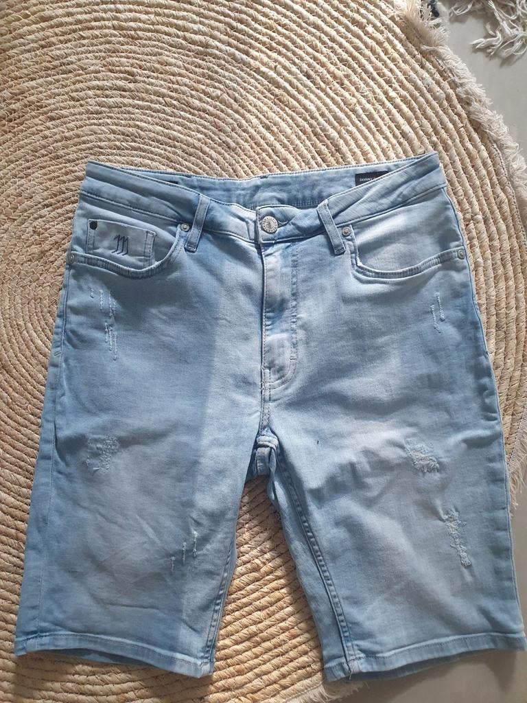 SPIJKERBROEK KORTE BROEK MAAT L daily aesthetikz sting, Ophalen of Verzenden, Zo goed als nieuw, Blauw, Daily aesthetikz