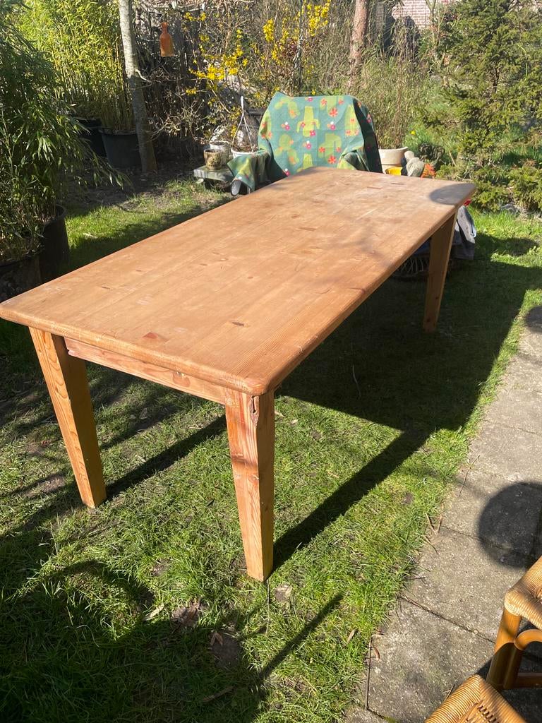 Tafel Amerikaans grenenhout., Huis en Inrichting, Tafels | Eettafels, Gebruikt, 50 tot 100 cm, 150 tot 200 cm, Rechthoekig, Grenenhout